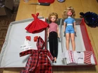2 Ideal Vintage Tammy Doll with Lot of Accessories 1960s Case  Excellent shape.