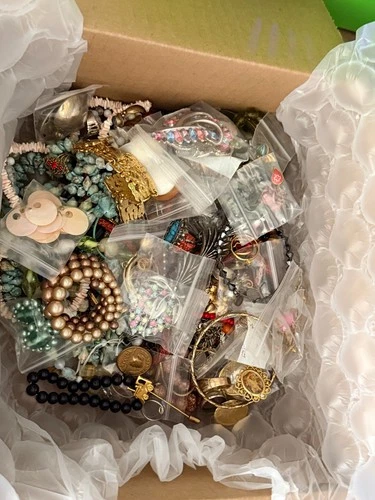 New Listing3 Pounds Jewelry Costume Vintage Mix LBS  necklaces bracelets pins rings etc