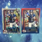 2025 Topps Chrome - Jaxson Dart RayWave Refractor & Red White And Blue(RC)