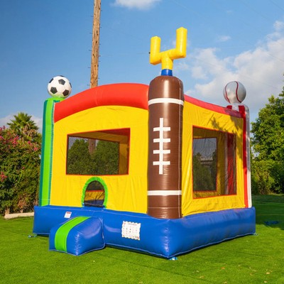HeroKiddo Sports Commercial Grade Inflatable Bounce House with blower for Kids
