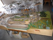 N neuzeitliche  digitale/analoge  Modellbahnanlage,16 Weichen !!! uvm