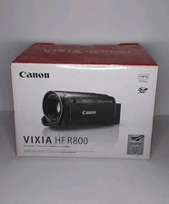 Canon Vixia HF R800 HD Camcorder Complete In Box -Very Lightly Used