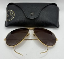 1970's Vintage B L Ray Ban Outdoorsman Aviator Sunglasses 62-14 Rare