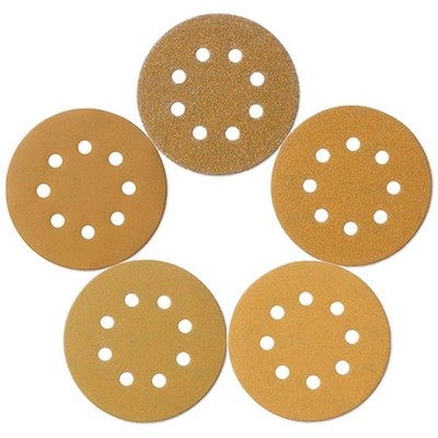 5-Inch 8-Hole Hook and Loop Sanding Discs, Orbital Sander Sandpaper Discs