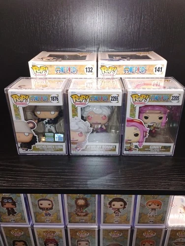 Funko Pop! Vinyl One Piece Bartholomew Kuma, Jewelry Bonney, Ginny 3-Pack