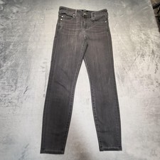 Liverpool Los Angeles Jeans Womens 2/26 Gray High-Rise Ankle Skinny Five Pocket