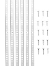 VEVOR✅Shelf Pilaster,36.3-inch 6 Pack,Adjustable Shelf Brackets Steel Mortise Mo