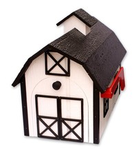 Amish-Made Deluxe Wooden Mailbox, Dutch Barn Style (Blemished)