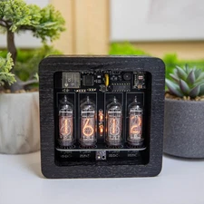 Nixie Tube Clock Pulsar IN-14 or IN8-2 or Z573m 4-tubes