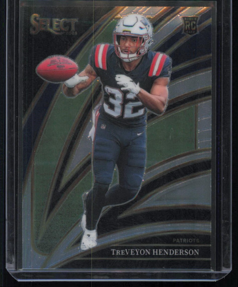 #278 2025 Panini Select TreVeyon Henderson Rookie RC New England Patriots