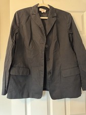 Brooks Brothers Women's Suit Blazer Size 14 100 Cotton Black