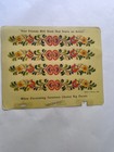 Vintage 1930s or 1940s Large Two Sided Page SALESMAN SAMPLE of Meyercord Decals — photo 2