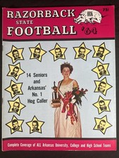 1964 Arkansas Razorback State Football Magazine National Champ Year Jerry Jones