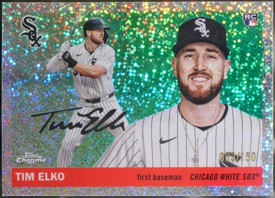 2025 Topps Chrome Platinum #243 Tim Elko Speckle Refractors /150 Baseball NM