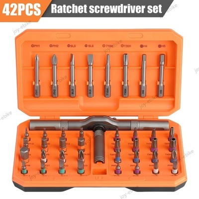 42 in 1 Magnetic Screwdriver Set, DIY Ratchet Screwdriver Set Multi Bit Magnetic