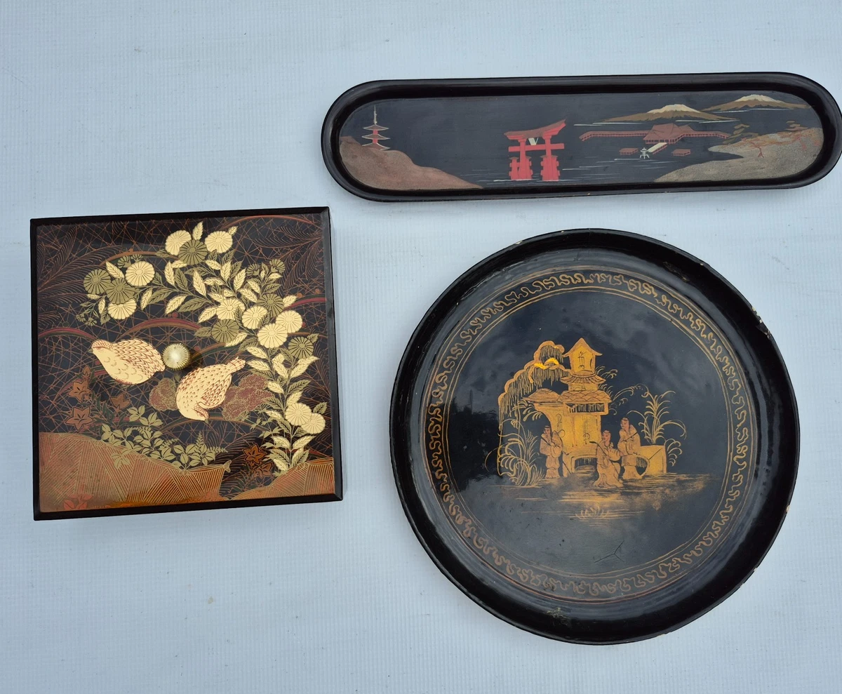 清漆托盘其他日本古董| eBay