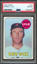 BB - 1969 Topps - #311 - Sparky Lyle - PSA 8 - NM-MT