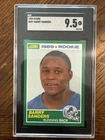GRADED SGC 9.5 MINT+! 1989 SCORE #257 BARRY SANDERS ROOKIE RC
