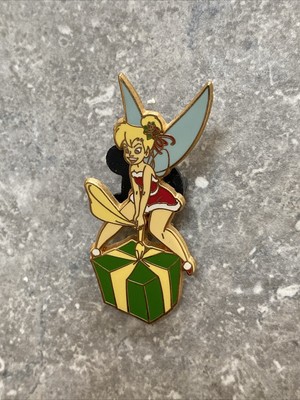 DISNEY DLRP TINKER BELL ANSTECKNADEL ALS WEIHNACHTSMANN VERSUCHT, EIN WEIHNACHTSGESCHENK ZU HEBEN 2010