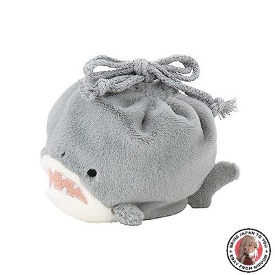 NEU LIV HEART (Livheart) Marshmallow Tier Aquamie Hai Kordelzugbeutel ca.