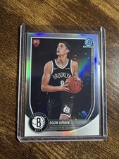 2025-26 Bowman Basketball - Egor Demin Chrome RC Red Rookie Refractor