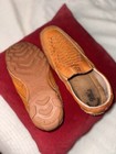 GBX Weaver Men's Brown Leather Woven Slip-On Loafers Almond Toe US 9.5 M — photo 2