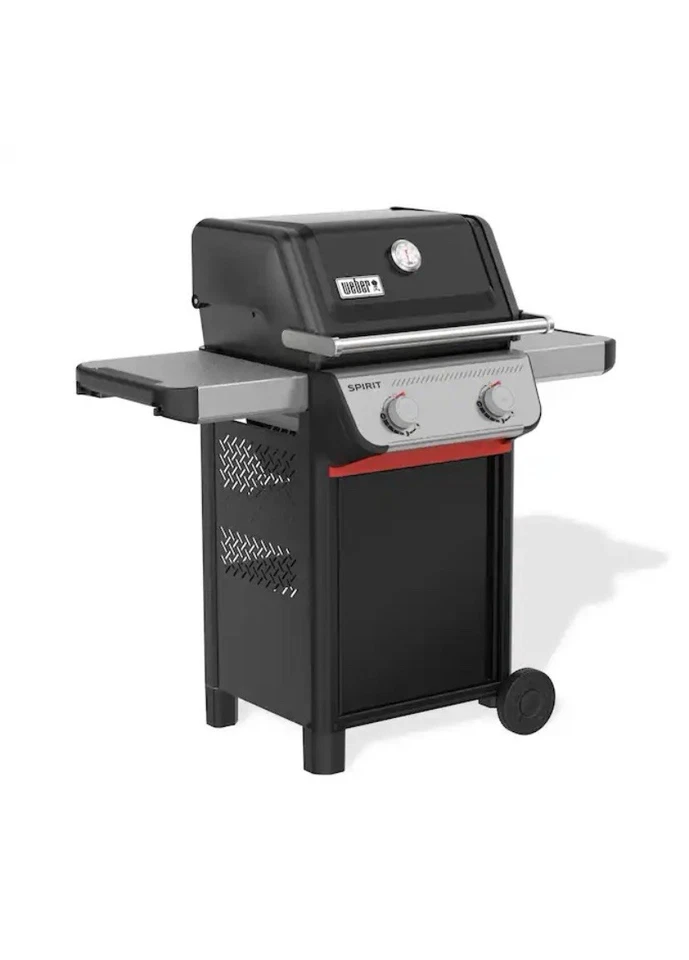 Parrilla de gas propano líquido Weber Spirit E-210 negra de 2 quemadores 1501000 Foto 3 de 3