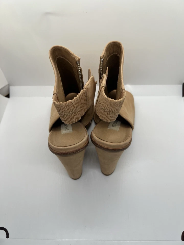 Steve Madden Valencia Botines Tostados Perforados Peep Toe Tacón Mujer’s Talla 7 Foto 3 de 4