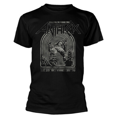 Anthrax 'Spreading The Disease' (Schwarz) T-Shirt - NEU & OFFIZIELL!