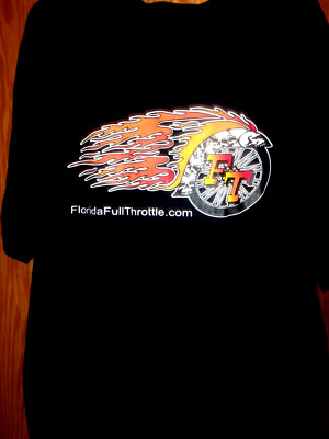 FULL THROTTLE MAGAZINE black 2XL t shirt