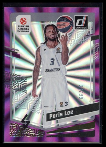 2023-24 Panini Donruss Euroleague Basketball Paris Lee #55 /99 LDLC Asvel