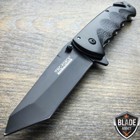 Tac-Force Black TANTO BLADE Spring OPEN Assisted Tactical Folding Pocket Knife