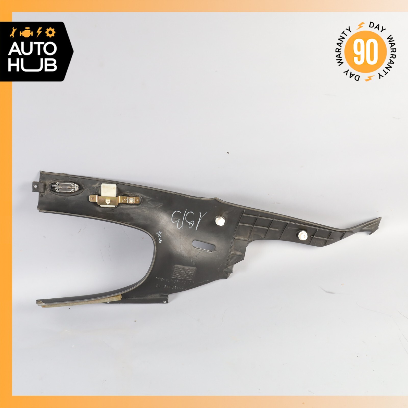 02-07 Maserati Coupe GT M138 Rear Left Interior Trim Panel C Pillar Black OEM