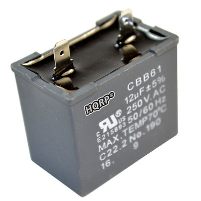 HQRP 12uf Replacement Motor Capacitor for GE Refrigerators