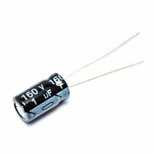 10pcs 1uF 160V 1MFD 160Volts 5 11mm Radial Aluminum Electrolytic Capacitor