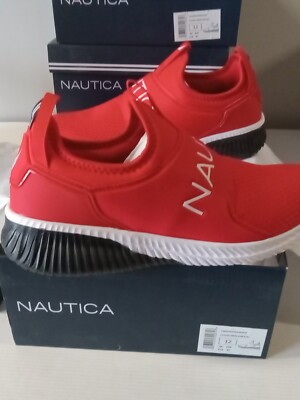 NEW NAUTICA RED mens lightweight SNEAKERS SIZE 12 COASTER  display picture 3