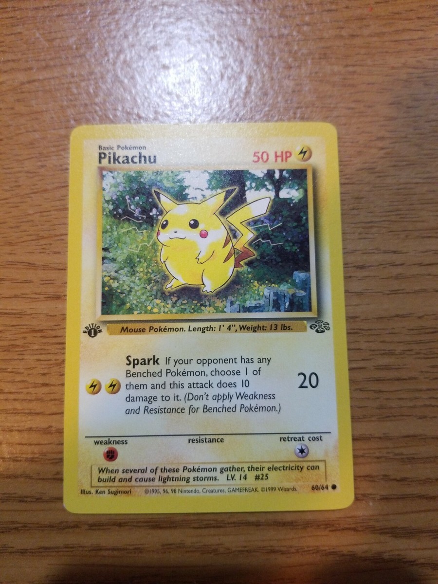海外版】Pikachu Jungle First Edition 1999 Pokemon Jungle 60