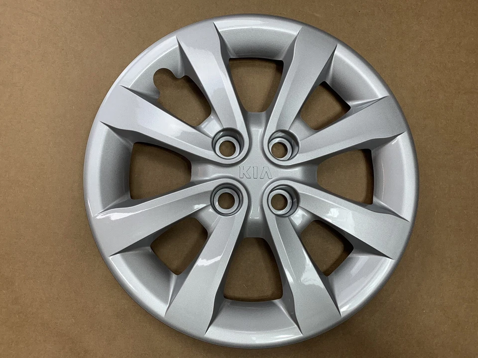 Juego de 4 Tapacubos Cubierta Rueda Nuevo Original Kia 2012-13-14-15-16-17 Kia RIO Foto 2 de 4