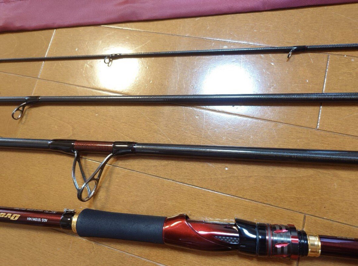 DAIWA :Over There AGS 1010M/MH, 4piece, Spinning Pack Rod, Long