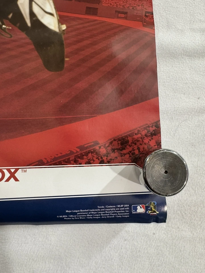Boston Red Sox 2004 WORLD SERIES 22.25x34” Baseball POSTER Curt Schilling MLB - Image 2 of 3