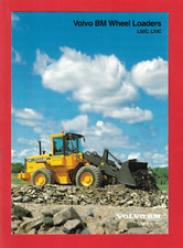 VOLVO BM WHEEL LOADERS L50C & L70C 6 PAGE PLUS FLAP FOLDOUT BROCHURE 95 08-7