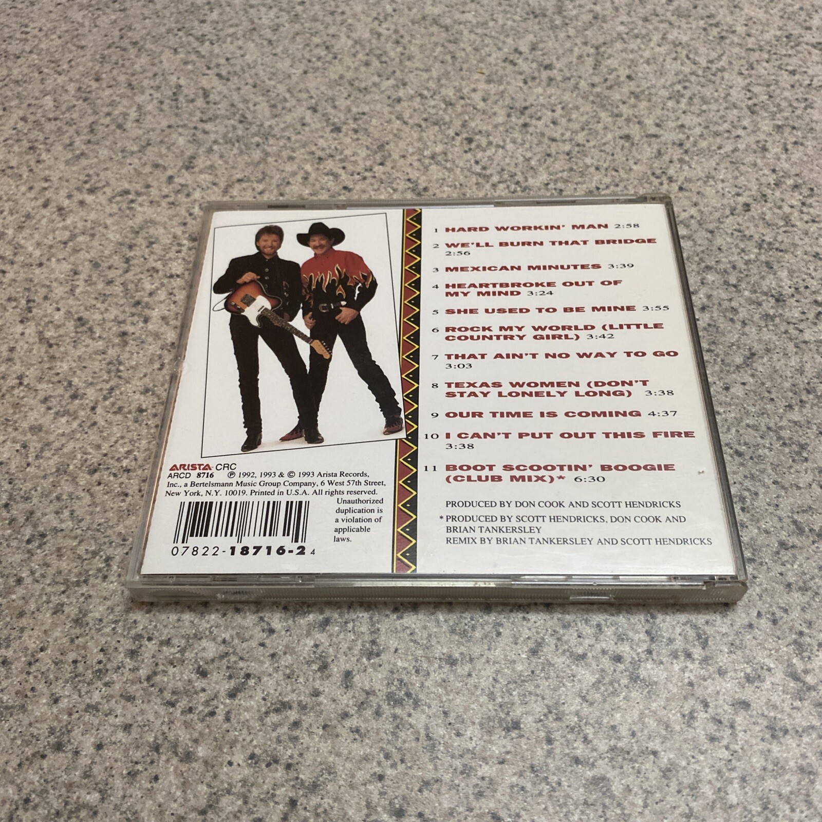Brooks and Dunn Hard Workin' Man CD (1993) 78221871624 eBay