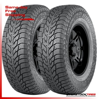 2 NEW LT265/70R17 Nokian Hakkapeliitta LT3 121/118Q Tires LT265 70 R17
