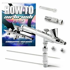 Dualaction 2cc Gravityfeed Airbrush 3 Tip Set .2mm .3mm .5mm