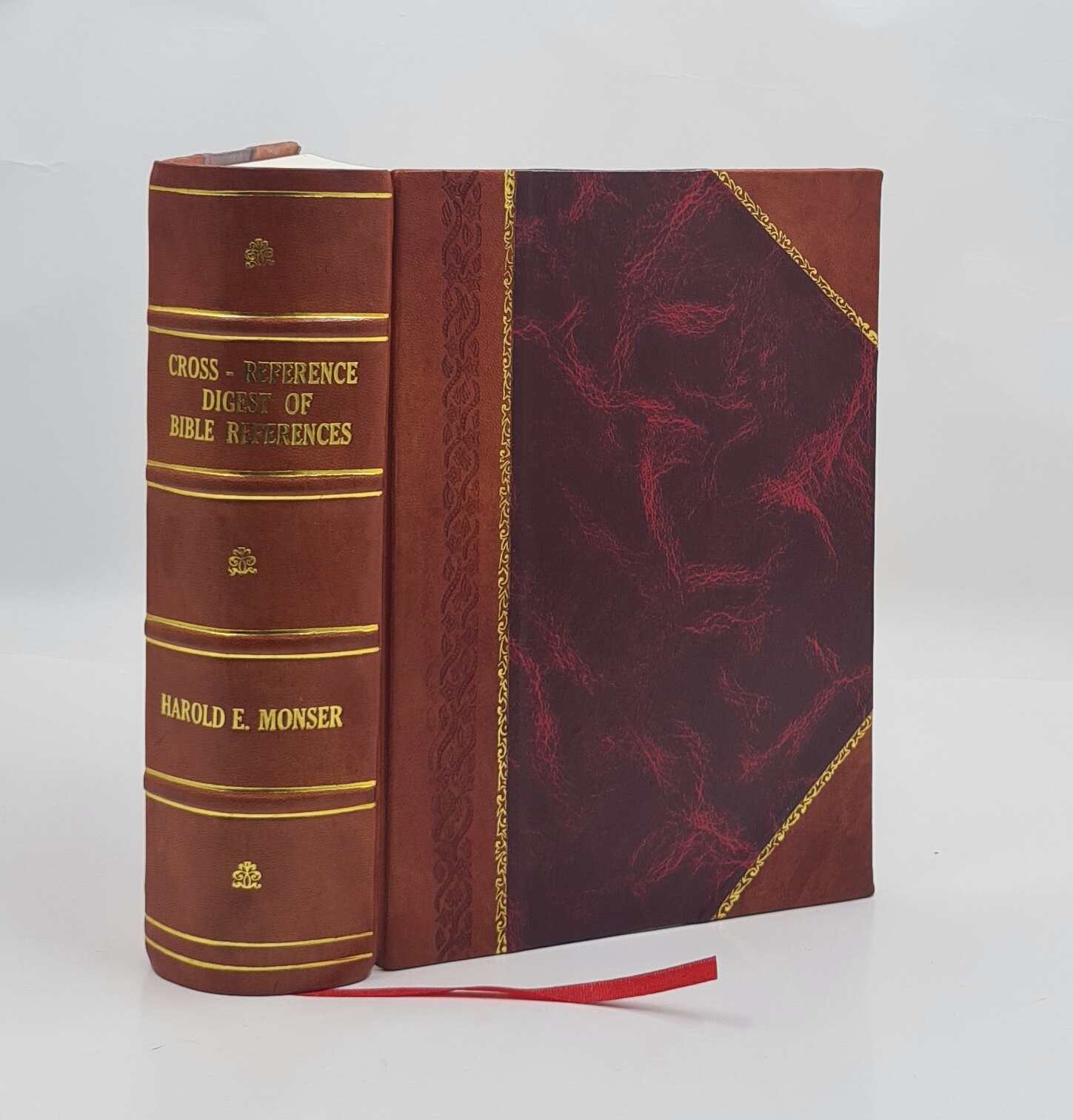Cross-Reference Digest Of Bible References : A Topical Index Of [Leather Bound]