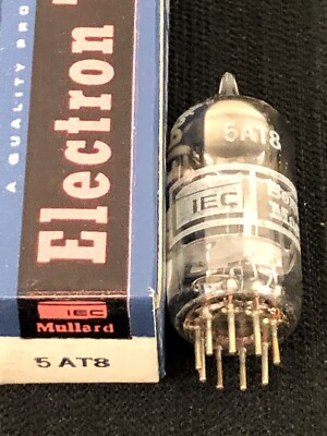 IEC Mullard 5AT8 Electron Tube Vacum Tube Servicemaster International C