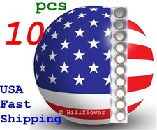 10 pcs AG10 LR1130 389A LR54 G10 Bulk 1.5V 0 Hg Alkaline Battery