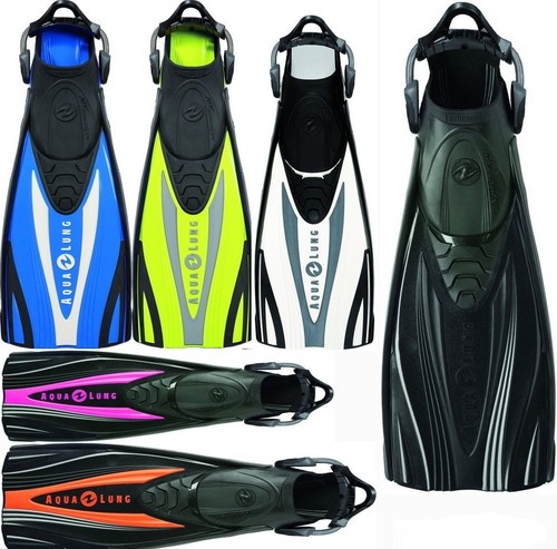 Pinne Aqualung Express ADJ - Hot Lime - Taglia S