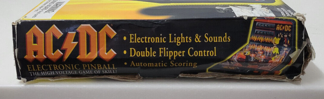 AC/DC Electronic Tabletop Pinball Complete In Box 