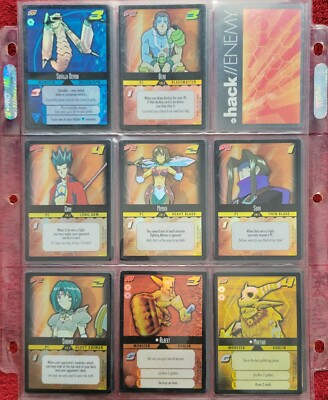 .hack//ENEMY TCG: Contagion Rare, Extra Rare, and Promotional Cards (dot hack)